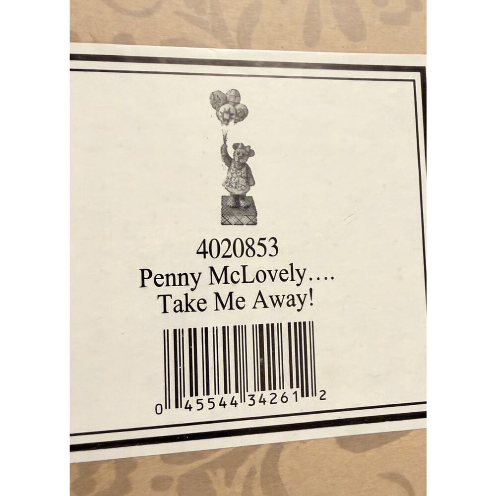 New JIM SHORE Boyds Bears Penny McLovely Take Me Away Bear Balloons 3654/65 - Picture 4 of 16